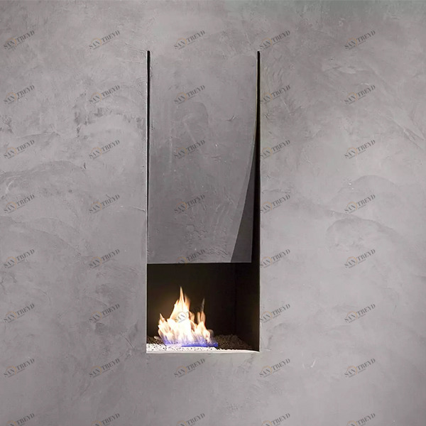 Камин односторонний на биоэтаноле CANTOMC63F Antonio Lupi CANTO DEL FUOCO встраиваемый Antoniolupi