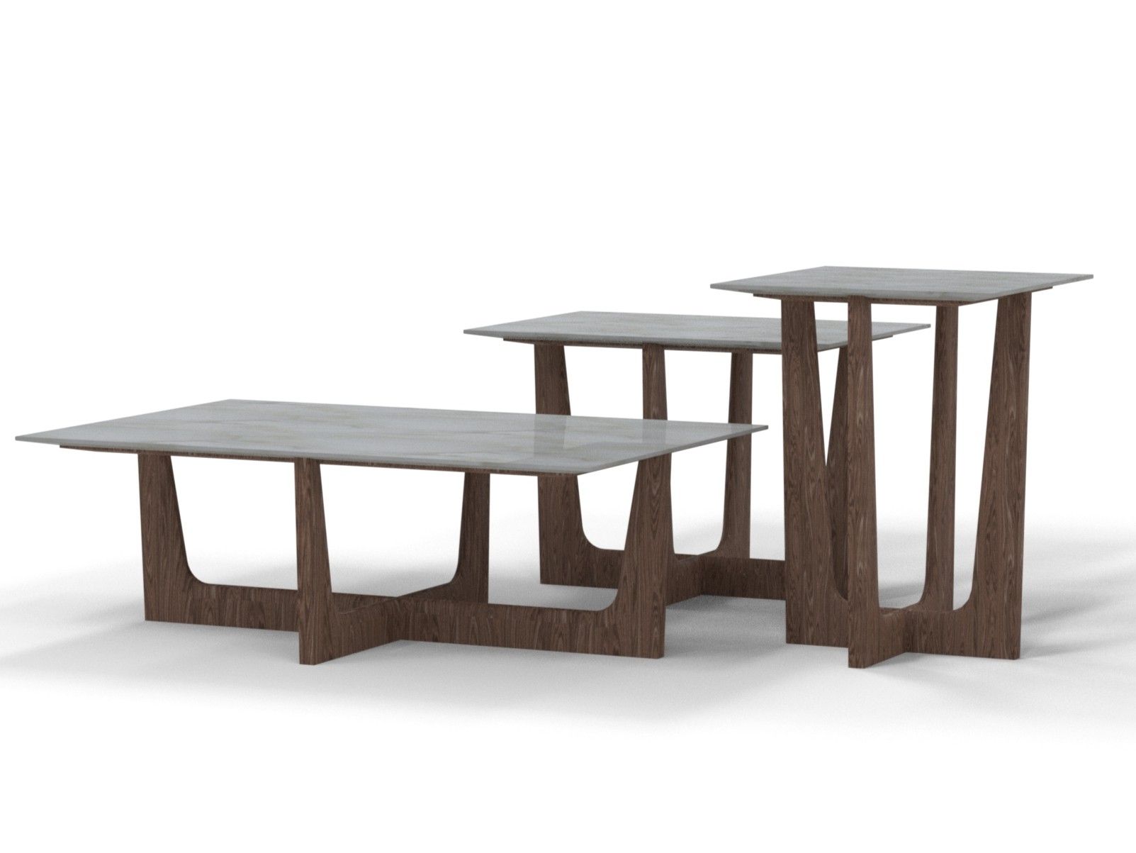 Мраморный прямоугольный журнальный столик Amura Веста ARCH-00078094 - Вид №1