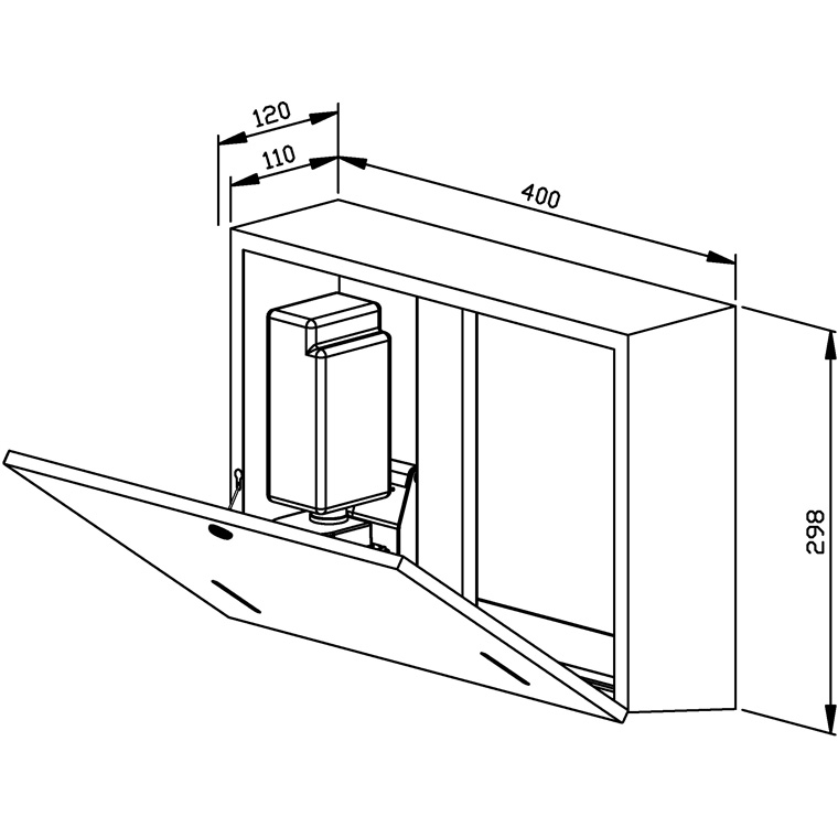 731782 Комбинация бумага/мыло (сенсор) WP550e WAGNER_EWAR Wagner Ewar  - Вид №1
