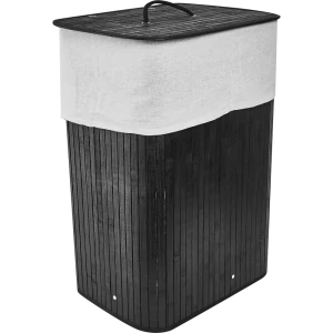 Корзина для белья Vidage Karfa 72 л бамбук цвет черный