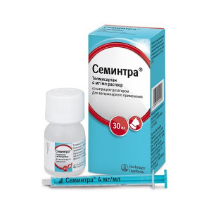 ПР0048610 Раствор для орального применения Семинтра, флакон 30мл Boehringer Ingelheim