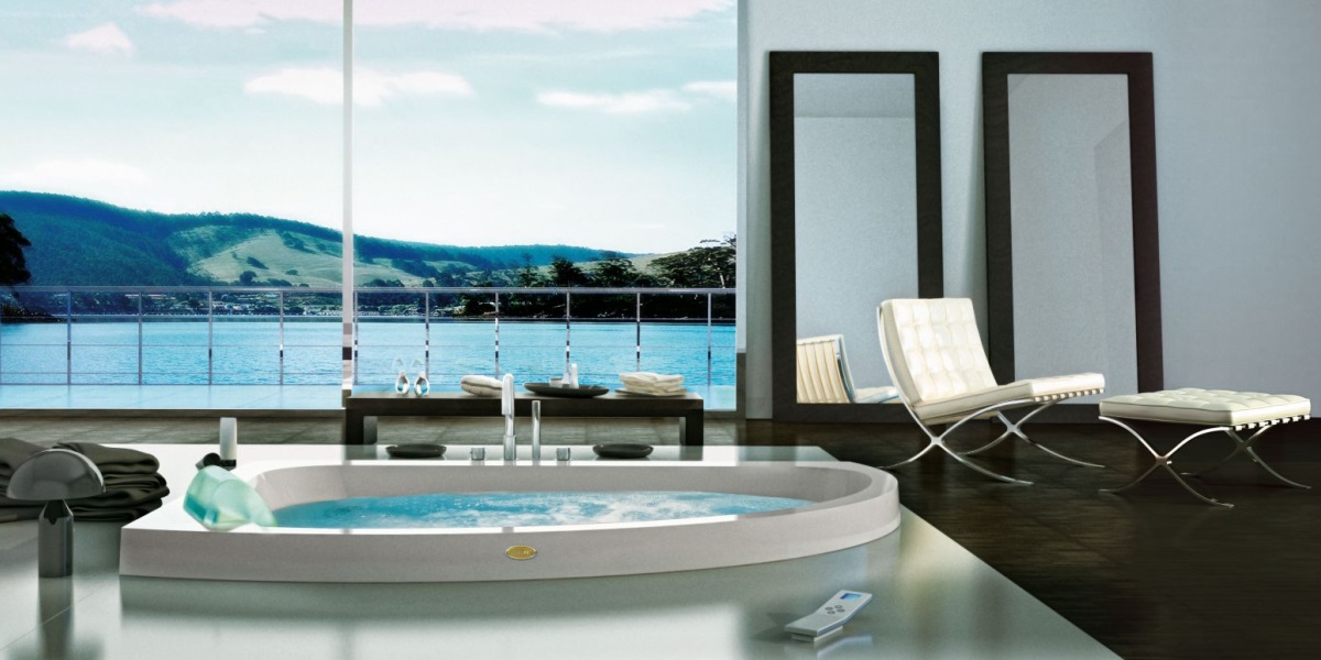 Ванна с гидромассажем "HYDRO FRIENDLY" Aquasoul Offset встроенная 9443-596 Sx Jacuzzi 9443596SX - Вид №2