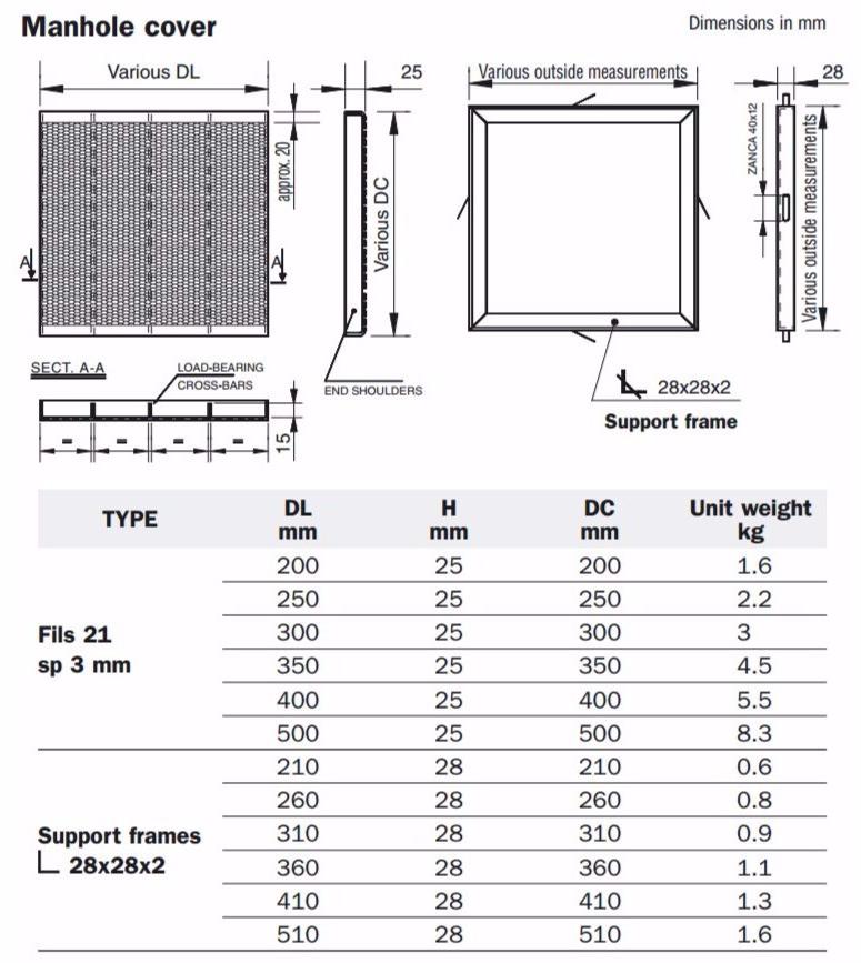 FILS Крышка люка и решетка сантехнической системы sun-id-1491393 - Вид №2