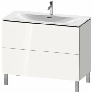 LC659802222 L-Cube Тумбочка напольная Белый глянцевый декор
