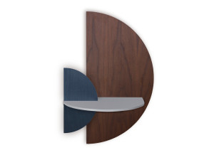 Деревянная полка со скрытым отсеком для хранения