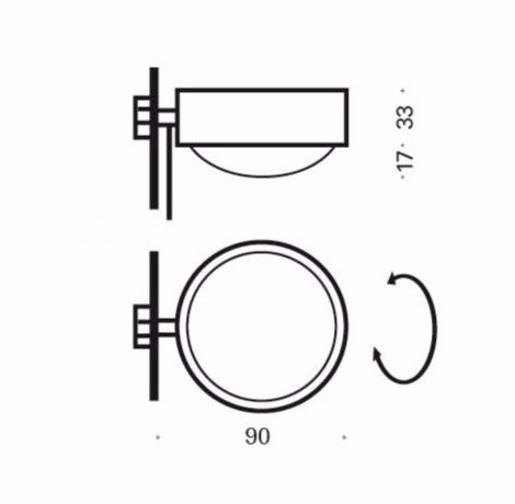 Top Light Регулируемая зеркальная лампа sun-id-1472526 - Вид №2