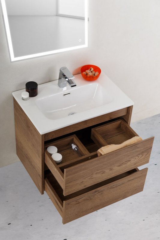 Мебель для ванной комнаты BelBagno KRAFT 39-800 Rovere Tabacco  - Вид №1
