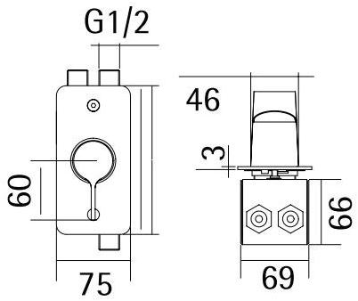 Quadrodesign Смеситель для раковины на одно отверстие Volcano sun-id-1475324 - Вид №1