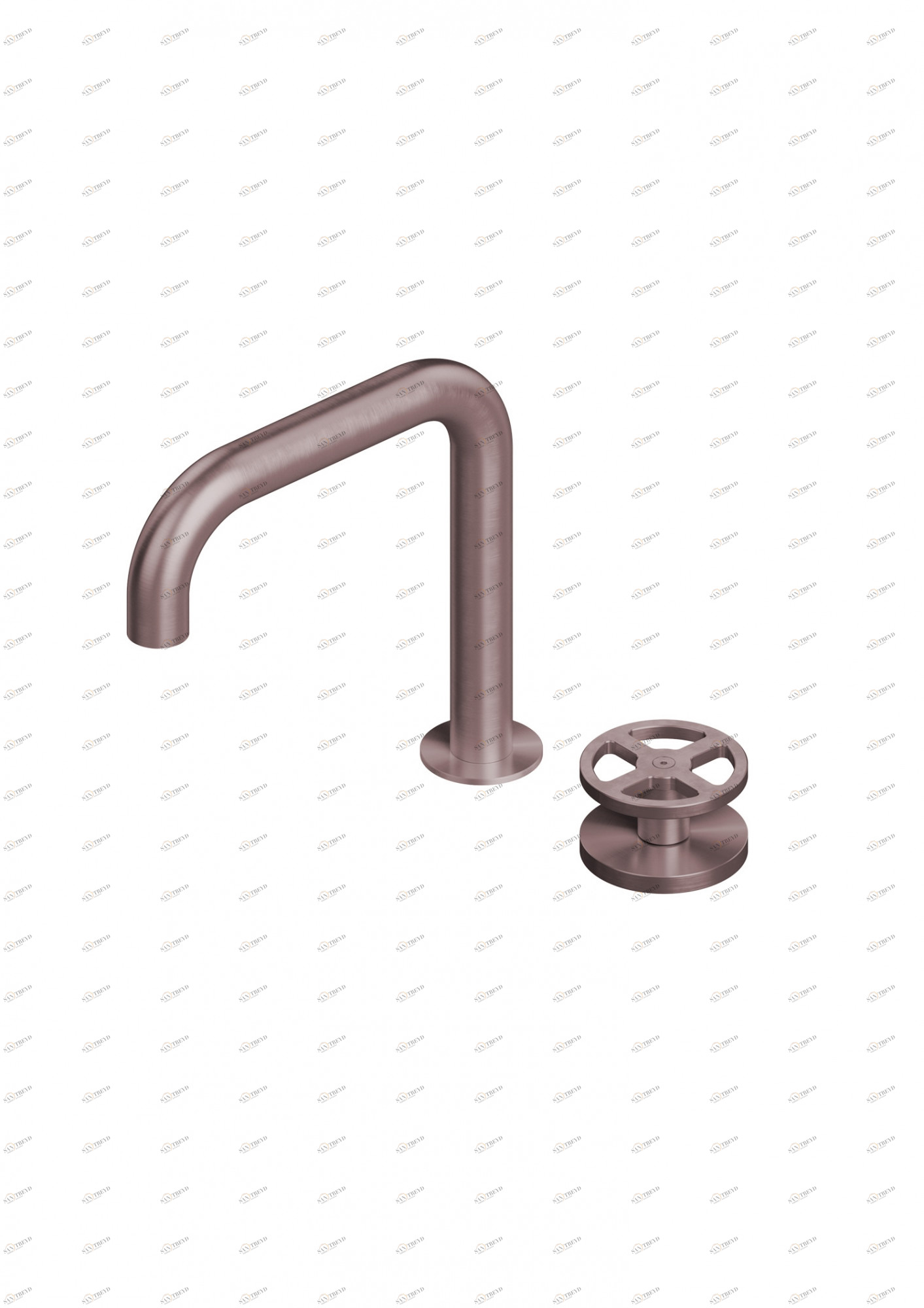 Valvola02. 20 31. Смеситель на два отверстия Quadrodesign