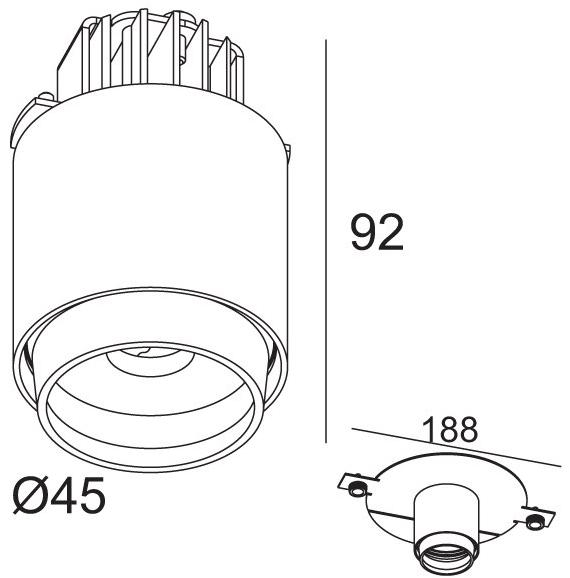 Delta Light Круглый светодиодный прожектор Hole in one sun-id-1372744 - Вид №1