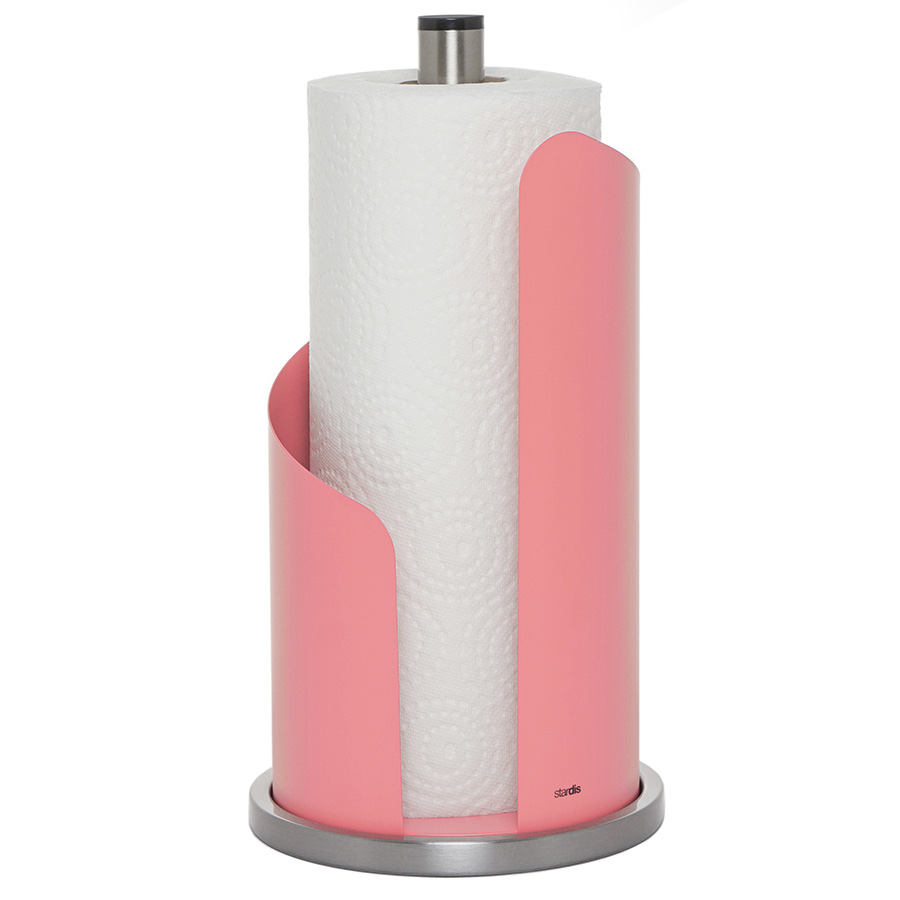 242108 Держатель для бумажных полотенец 30х15 см светло-розовый матовый Stardis  - Вид №2