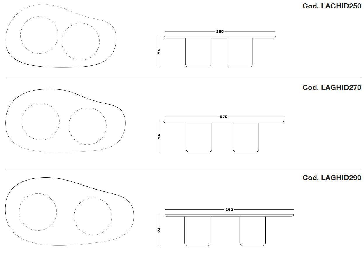 Деревянный овальный стол Secolo озера ARCH-00107864 - Вид №5