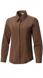 5030122 Рубашка женская  chocolate El-Risto  Корпоративная одежда  размер 52 (3XL)