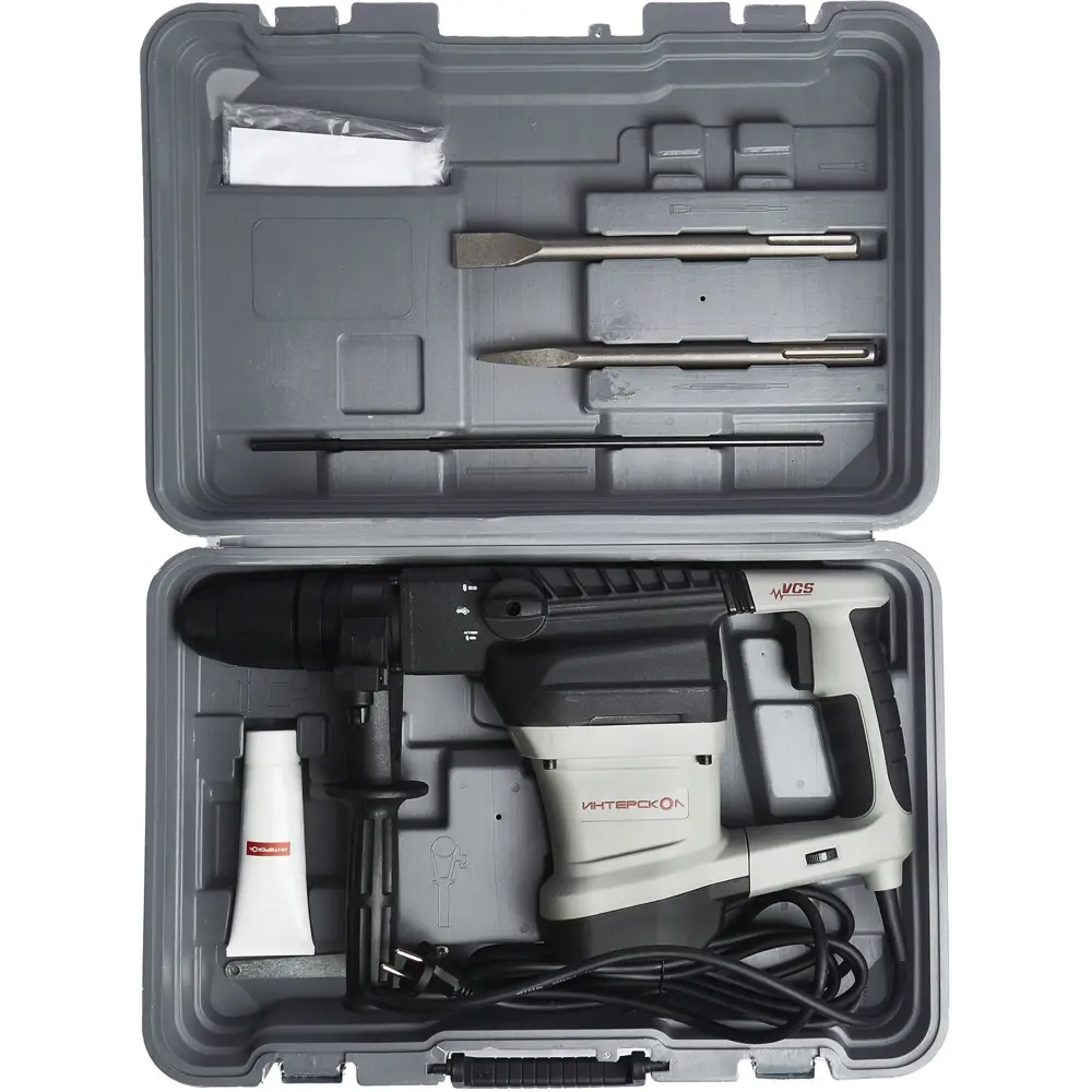 Перфоратор Интерскол П-40/1100ЭВ с боковой рукоятью и кейсом 86844370 STLM-0071986 - Вид №4