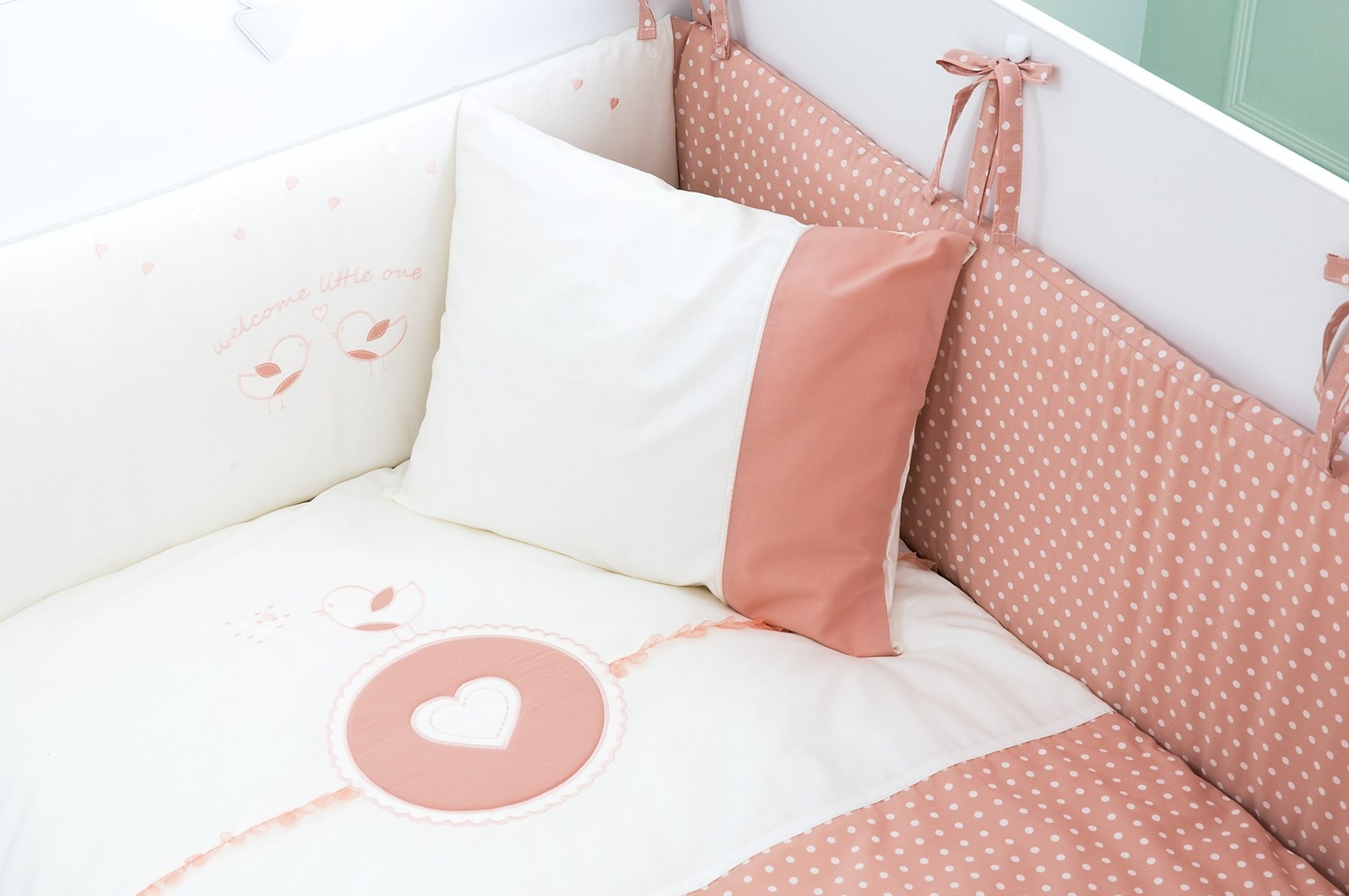 Комплект детского постельного белья для кроватки 70х110 см бежевый Romantic Baby CILEK ROMANTIC BABY 00-3832518 Бежевый Santreyd  - Вид №1