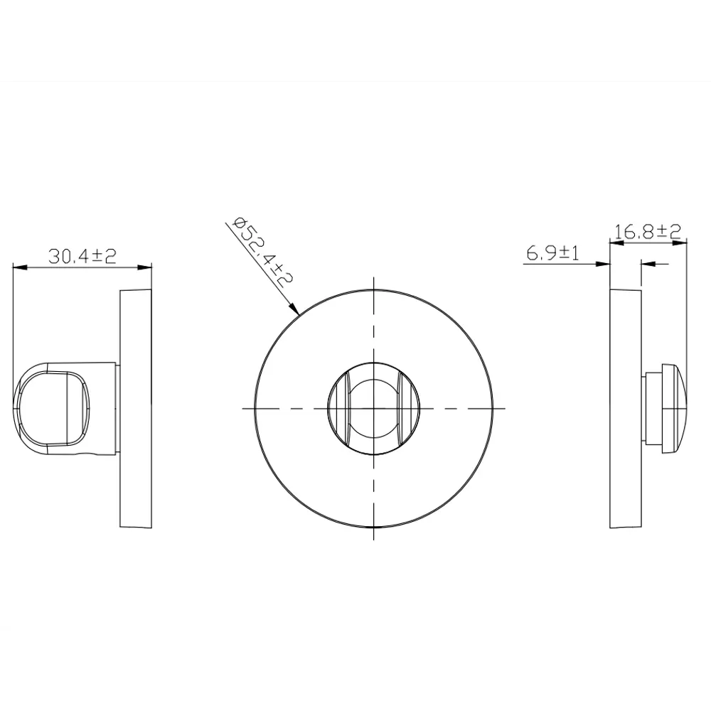 Фиксатор под ручку KREAFORTA алюминий цвет никель 89450174 STLM-2206370  - Вид №4