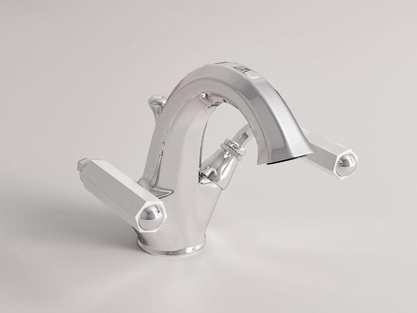 Смеситель для раковины с одним отверстием и автоматическим сливом Park Avenue Dark White ARCH-00028699