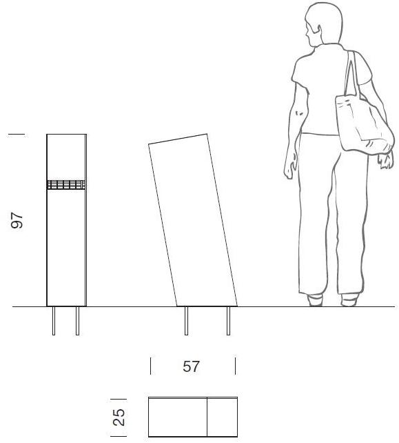 URBIDERMIS Светодиодный столбик Corten ™ для общественных мест sun-id-1403164 - Вид №4