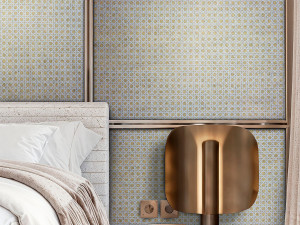 Обои с рисунком из целлюлозного волокна