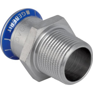 31837 Переходник Geberit Mapress из нержавеющей стали, с наружной резьбой NPT Geberit