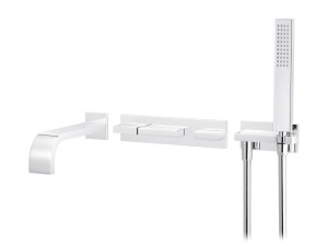 Термостатический настенный набор для ванны с ручным душем