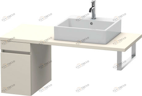 DS533009191 DuraStyle Шкафчик для консоли Серо-коричневый декор Duravit