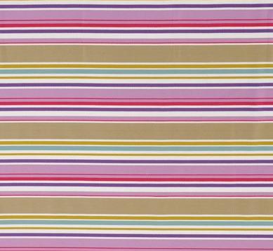 Aldeco Обивочная ткань из хлопка в полоску Ghute T017950001 - Вид №1