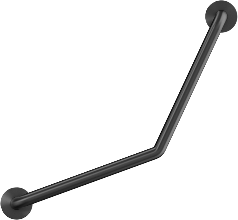 B610-N Поручень из нержавеющей стали, изогнутый на 135°, 2-точечная фиксация
