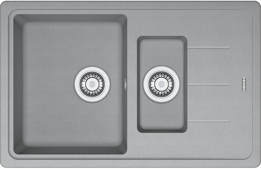 114.0280.897 Better, серия basis, fragranite, мойка bfg 651-78 серый камень стоп. Franke Franke Basis 