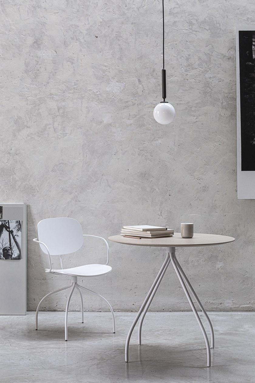 IOC project partners Деревянный стул с подлокотниками Magenta sun-id-1431494 - Вид №4