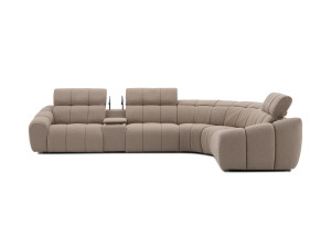 Модульный тканевый диван с электроприводом