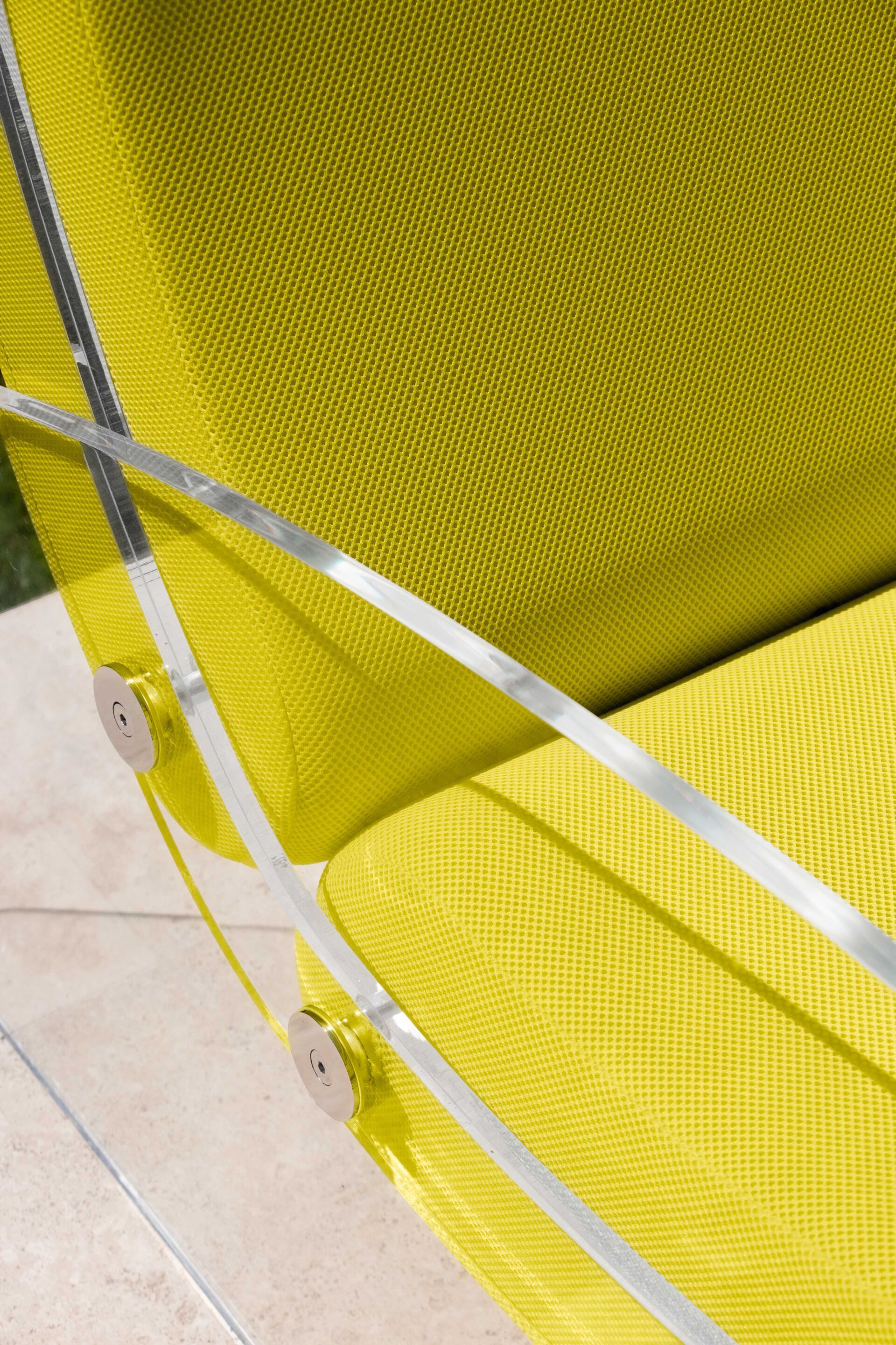 Кресло из ПММА и ткани с подлокотниками KUUMO MW03 ARCH-00143401 - Вид №5