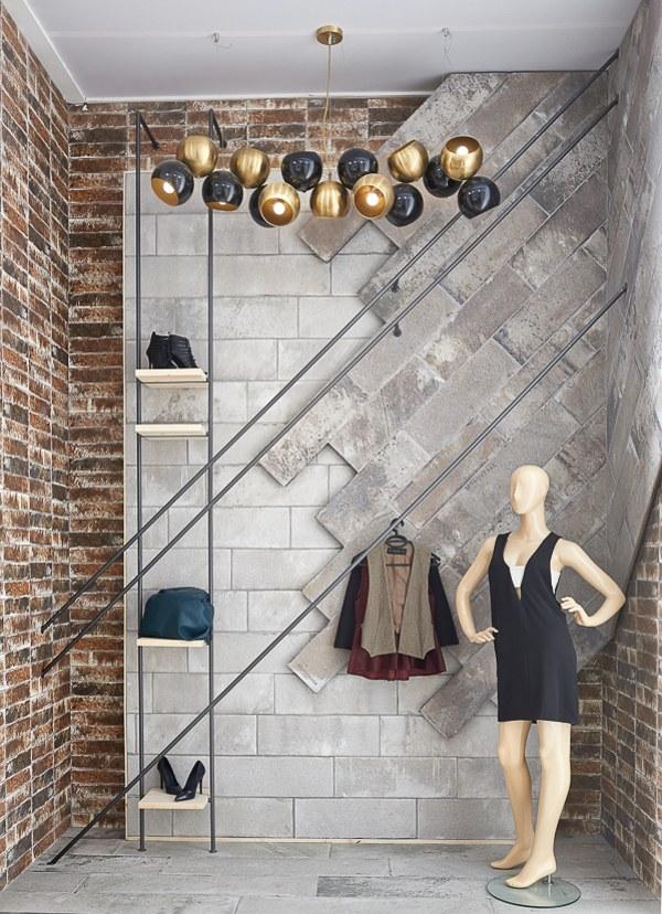 Aparici Настенная керамическая плитка под бетон Brickwork sun-id-1491341 - Вид №2