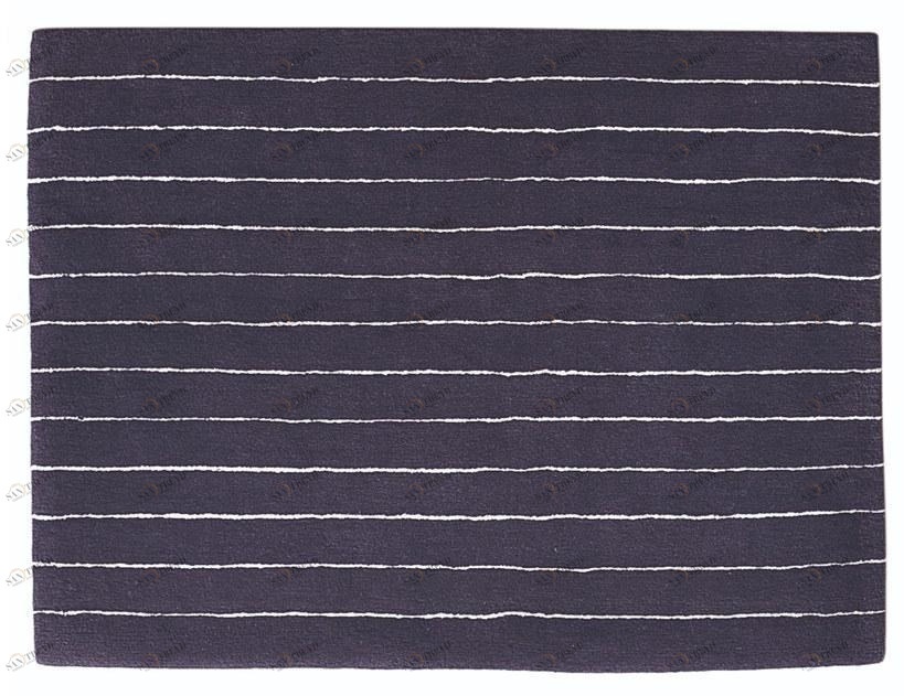 ASPLUND Прямоугольный коврик ручной работы из шерсти в полоску sun-id-1368555