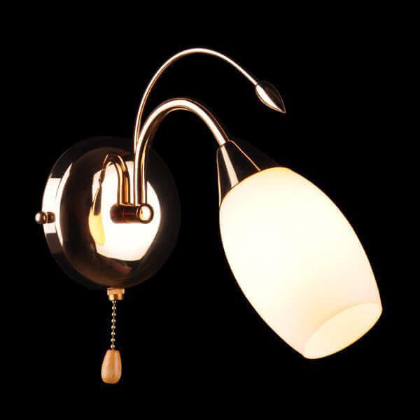 Бра деревянное с абажуром бежевое Moreno 22080 ALFA MORENO 00-3940365 Бежевый  - Вид №1