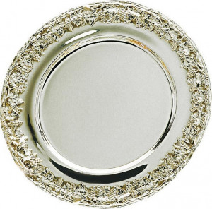 82784 Odiot Блюдо презентационное большое Odiot "Виноградная лоза" (серебро 925) Серебро 925