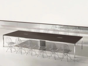 Ultom Прямоугольный стол для совещаний с системой управления кабелями Minimum