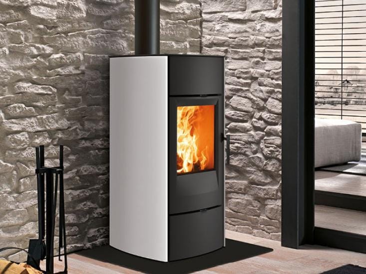 Настенная стальная дровяная печь для обогрева воздуха Piazzetta дровяные печи ARCH-00097695