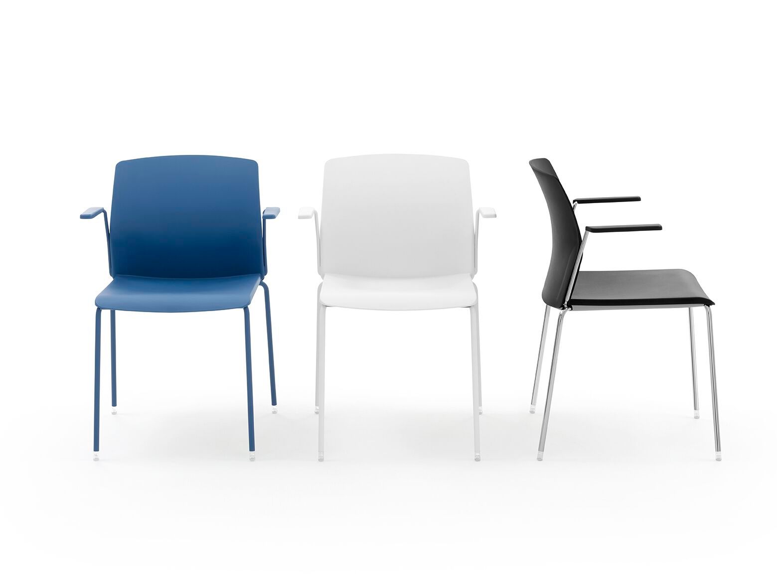 Пластиковый штабелируемый стул с подлокотниками Diemmebi Весы ARCH-00095158