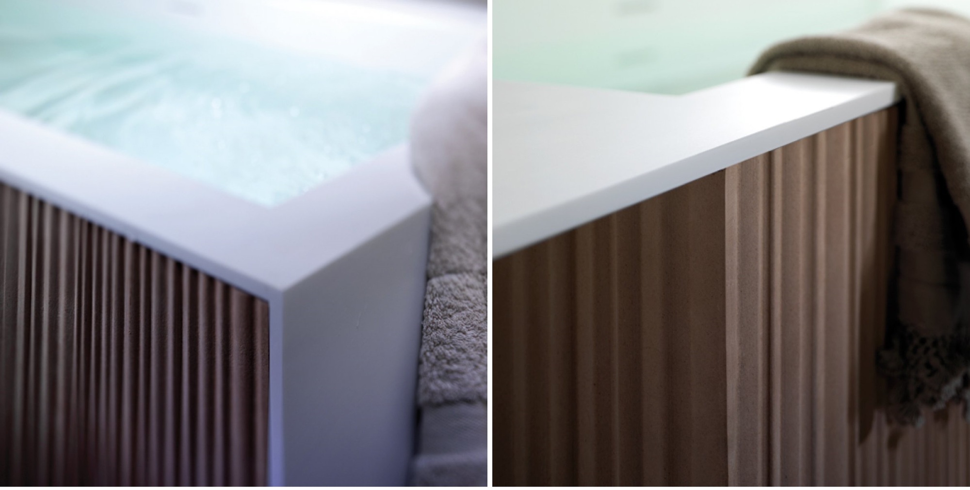 Ванна напольная с панелями Veer 230 см Karolitalia VEERRULE230X100 - Вид №2