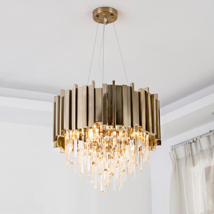 Подвесной светильник Barclay L4 от Delight Collection A006 L4 DELIGHT COLLECTION ДИЗАЙНЕРСКИЕ 243922 Прозрачный;золото  - Вид №1