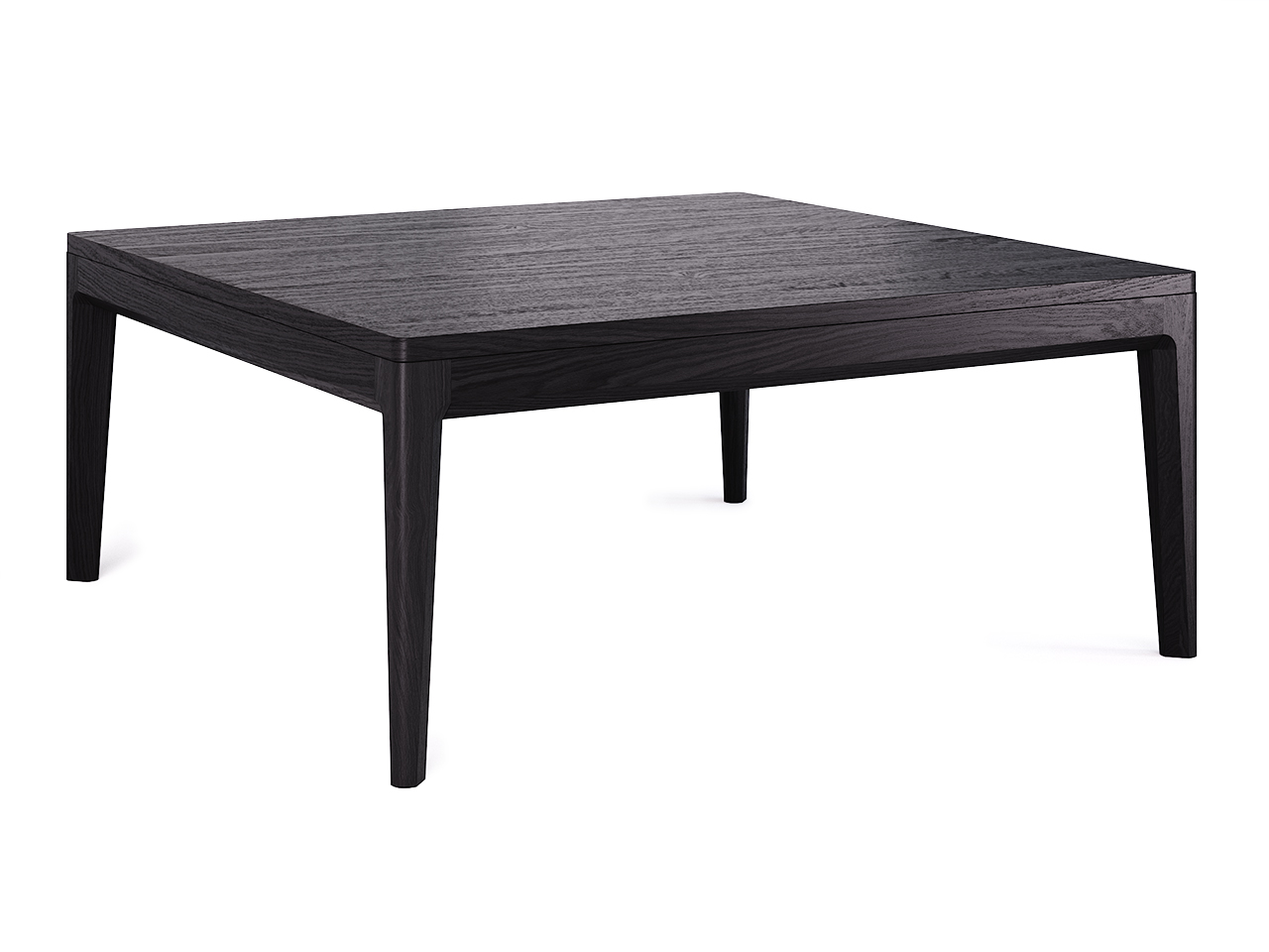 Журнальный столик квадратный черный дуб 80 см Case №2 THE IDEA  210092 Черный  - Вид №1