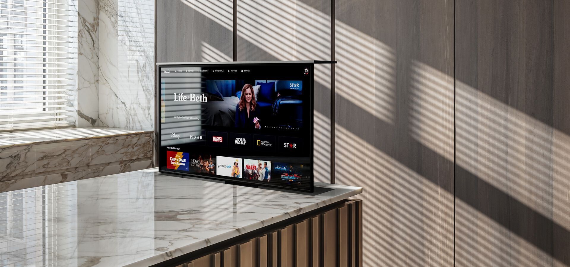 Утопленная моторизованная подставка для монитора / телевизора EKINEX Revélo ARCH-00148995 - Вид №8