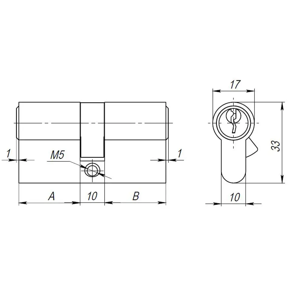 AJAX Цилиндр AX100/60 с системой ключ-ключ для надежной защиты 83738397 STLM-0044093 - Вид №7