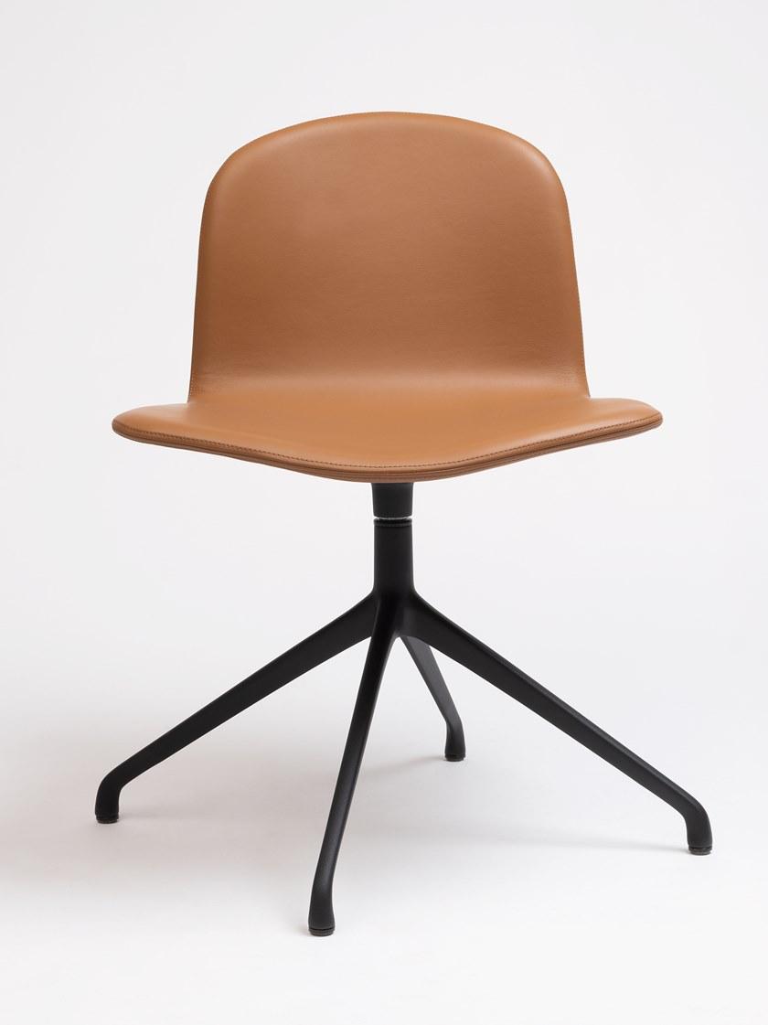 ONDARRETA Вращающееся кресло на козелке из кожи Bob xl sun-id-1492380 - Вид №1