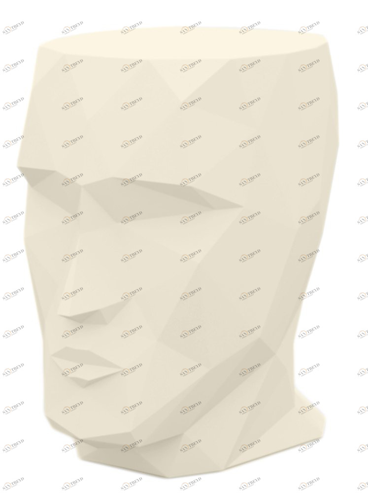 Приставной столик дизайнерский матовый бежевый Adan Ecru от Vondom VONDOM ADAN ОТ VONDOM 288866 Бежевый 