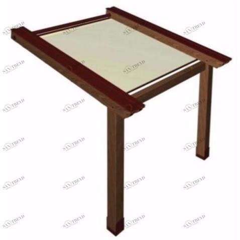 BT Group Пристроенная пергола из клееного дерева Pergogarden sun-id-1468512