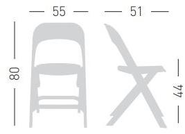 GABER Складной стул из технополимера sun-id-1475107 - Вид №11