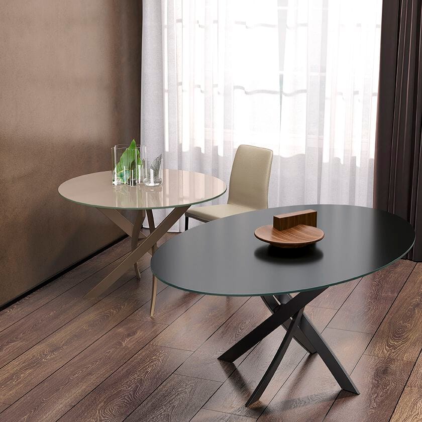 Круглый стеклянный стол Febal Casa MADEIRA ARCH-00086469 - Вид №1