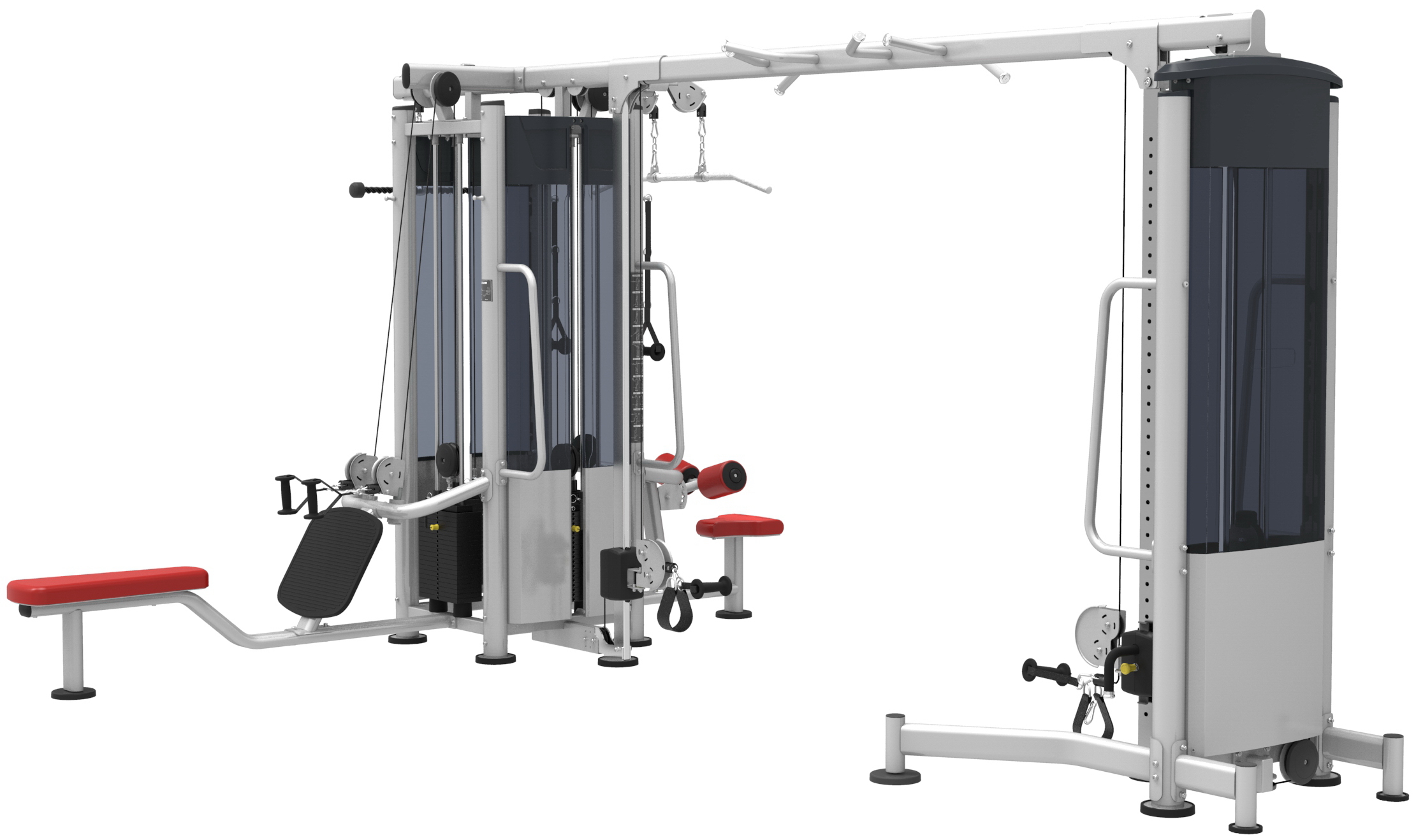 IT9525 + IT9527OPT + IT9527 Aerofit it9525 + it9527opt + it9527 5-ти стековый тренажерный комплекс AeroFIT IT95 серия  - Вид №3